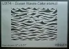 ibicci Ocean Waves Cake stencil - 6" Shown